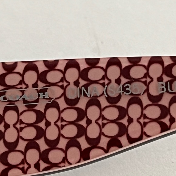 Coach Dina S 435  Ce 125 burgundy color sunglasses main image 4
